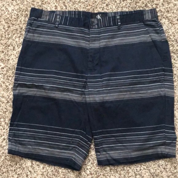 Striped Calvin Klein Shorts - Picture 1 of 2